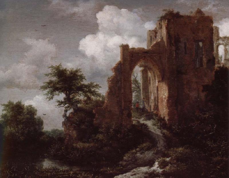 Jacob van Ruisdael A ruined Entance gate of  Brederode Castle